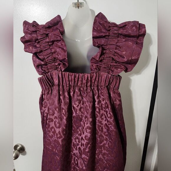 Inclán Studio Dress print leopard size M - Picture 6 of 11